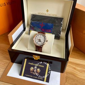 Đồng hồ Vacheron Constantin Fake 1:1 Traditionnelle Complete Calendar  Alligator 4010T/000R-B344 - Hình ảnh 3