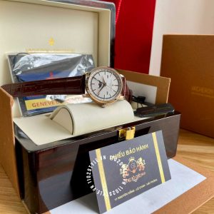 Đồng hồ Vacheron Constantin Fake 1:1 Traditionnelle Complete Calendar  Alligator 4010T/000R-B344 - Hình ảnh 8