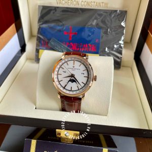 Đồng hồ Vacheron Constantin Fake 1:1 Traditionnelle Complete Calendar  Alligator 4010T/000R-B344 - Hình ảnh 5