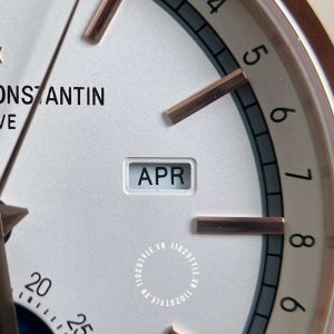 Đồng hồ Vacheron Constantin Fake 1:1 Traditionnelle Complete Calendar  Alligator 4010T/000R-B344 - Hình ảnh 26