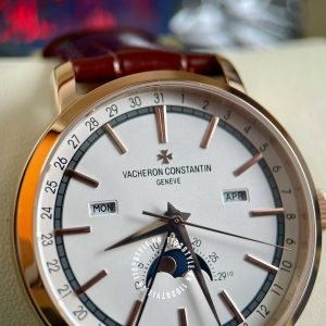 Đồng hồ Vacheron Constantin Fake 1:1 Traditionnelle Complete Calendar  Alligator 4010T/000R-B344 - Hình ảnh 20