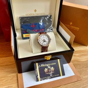 Đồng hồ Vacheron Constantin Fake 1:1 Traditionnelle Complete Calendar  Alligator 4010T/000R-B344 - Hình ảnh 2