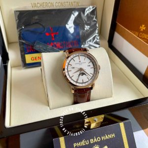 Đồng hồ Vacheron Constantin Fake 1:1 Traditionnelle Complete Calendar  Alligator 4010T/000R-B344 - Hình ảnh 4