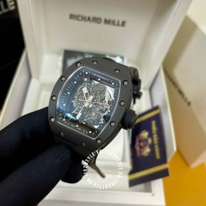 Đồng hồ Richard Mille Super Fake RM55 Ceramic 43mm - Hình ảnh 3