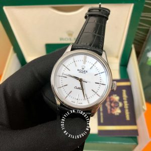 Đồng hồ Rolex Cellini Platinum M50509-0017 White Dial Replica - Ảnh 2