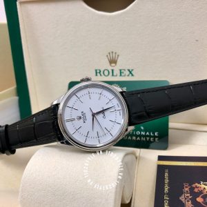 Đồng hồ Rolex Cellini Platinum M50509-0017 White Dial Replica - Ảnh 11