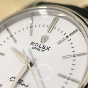 Đồng hồ Rolex Cellini Platinum M50509-0017 White Dial Replica - Ảnh 13