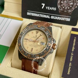 Đồng hồ Rolex GMT Master II DIW Carbon Fiber Fabric Strap - Hình ảnh 5