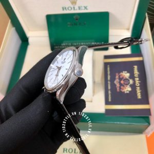 Đồng hồ Rolex Cellini Platinum M50509-0017 White Dial Replica - Ảnh 5