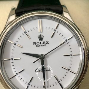 Đồng hồ Rolex Cellini Platinum M50509-0017 White Dial Replica - Ảnh 15