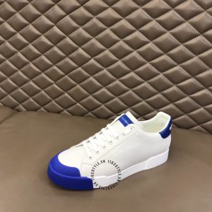 Sneaker unisex Dolce & Gabbana màu trắng gót xanh hàng hiệu - Ảnh 5