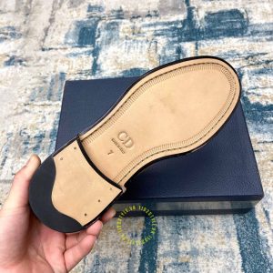 Giày hàng hiệu Dior Chelsea Boot da lộn màu nâu giá tốt - Ảnh 9