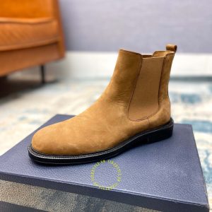 Giày hàng hiệu Dior Chelsea Boot da lộn màu nâu giá tốt - Ảnh 4