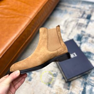 Giày hàng hiệu Dior Chelsea Boot da lộn màu nâu giá tốt - Ảnh 7