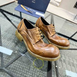 Giày tây hàng hiệu Dior nam màu nâu da mềm cao cấp - Ảnh 2