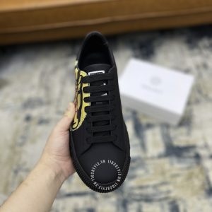 Giày nam thể thao Versace màu đen họa tiết vàng cao cấp - Hình ảnh 4