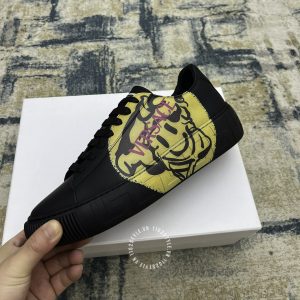 Giày nam thể thao Versace màu đen họa tiết vàng cao cấp - Hình ảnh 6