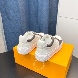Giày nam Louis Vuitton sneaker màu trắng phối nâu cao cấp - Ảnh 8