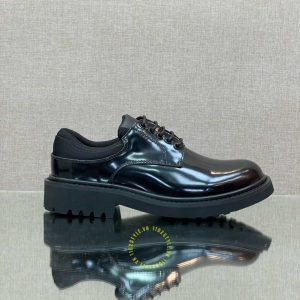 Giày da cao cấp Dior nam màu đen trơn giá ưu đãi - Ảnh 5