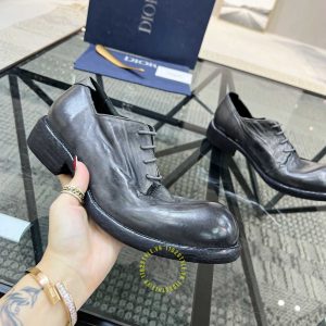 Giày da cao cấp Dior nam da mềm màu ghi giá tốt nhất - Ảnh 4