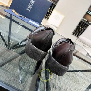 Giày da cao cấp Dior nam da mềm màu đỏ đô giá tốt nhất - Ảnh 8