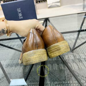 Giày da cao cấp Dior nam da mềm màu nâu giá tốt nhất - Ảnh 8
