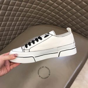 Giày Dolce & Gabbana sneaker trắng viền đen da thật cao cấp - Ảnh 7