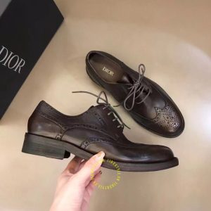 Giày da hàng hiệu Dior Brogue nam màu nâu - Ảnh 3