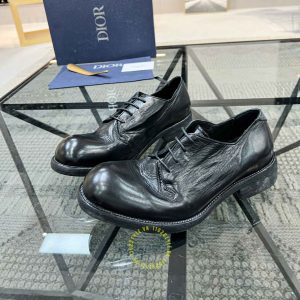 Giày da hàng hiệu Dior nam da mềm màu đen giá tốt nhất - Ảnh 3