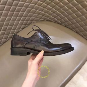 Giày da hàng hiệu Dior Brogue nam màu nâu - Ảnh 7