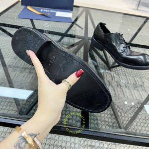 Giày da hàng hiệu Dior nam da mềm màu đen giá tốt nhất - Ảnh 9