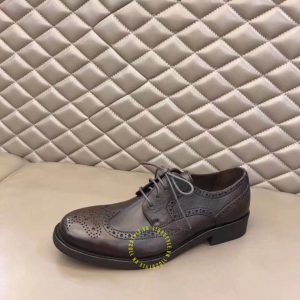 Giày da hàng hiệu Dior Brogue nam màu nâu - Ảnh 5