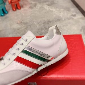 Giày sneaker D&G màu tím pastel phối da lộn hàng hiệu - Ảnh 8