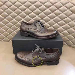 Giày da hàng hiệu Dior Brogue nam màu nâu - Ảnh 4