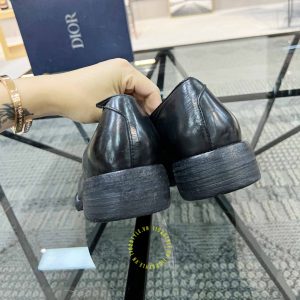Giày da hàng hiệu Dior nam da mềm màu đen giá tốt nhất - Ảnh 8