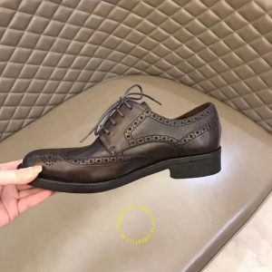 Giày da hàng hiệu Dior Brogue nam màu nâu - Ảnh 8