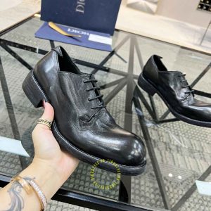 Giày da hàng hiệu Dior nam da mềm màu đen giá tốt nhất - Ảnh 4