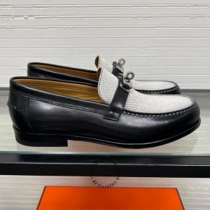 Giày Loafer Hermes nam logo bạc phiên bản cao cấp hàng hiệu - Ảnh 5
