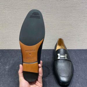 Giày Loafer Hermes nam phiên bản cao cấp hàng hiệu giá ưu đãi - Hình ảnh 9