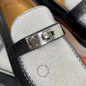 Giày Loafer Hermes nam logo bạc phiên bản cao cấp hàng hiệu - Ảnh 6