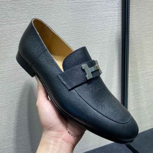 Giày Loafer Hermes nam phiên bản cao cấp hàng hiệu giá ưu đãi - Hình ảnh 6