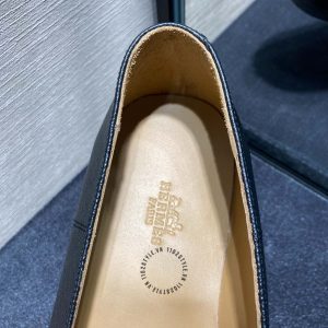 Giày Loafer Hermes nam da sần logo H hàng hiệu - Hình ảnh 7