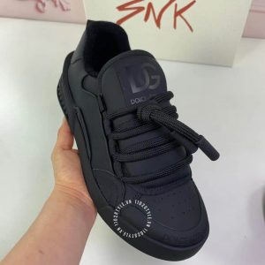 Giày Dolce & Gabbana da xịn màu đen dây buộc mới lạ - Ảnh 8