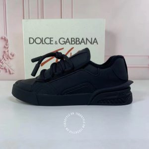 Giày Dolce & Gabbana da xịn màu đen dây buộc mới lạ - Ảnh 9