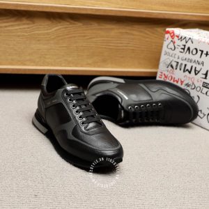 Giày sneaker D&G đen phối màu ghi cao cấp hàng hiệu - Ảnh 6