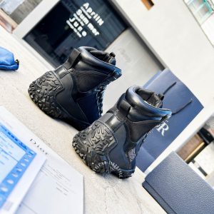 Giày Sneaker boot Dior nam màu đen rep 1:1 chính hãng - Ảnh 8