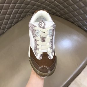Giày Sneaker Dior nam màu nâu phiên bản hàng hiệu cao cấp - Ảnh 5