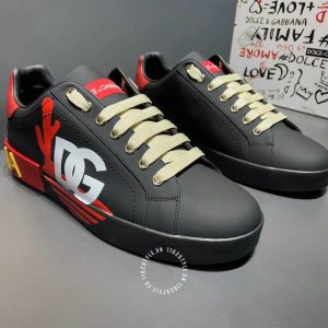 Giày Dolce & Gabbana nam da lì logo nổi chất lượng cao - Ảnh 5