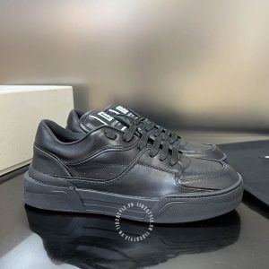 Giày sneaker Dolce & Gabbana da thật màu đen logo trắng - Hình ảnh 4