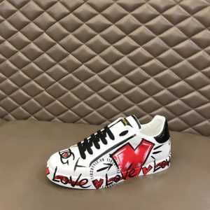 Giày Dolce & Gabbana unisex màu trắng phối hoạ tiết nhiều màu - Ảnh 7